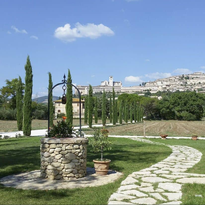 Il Bnb Agriturismo All'Antica Mattonata Assisi è in una splendida posizione, tranquilla e quieta