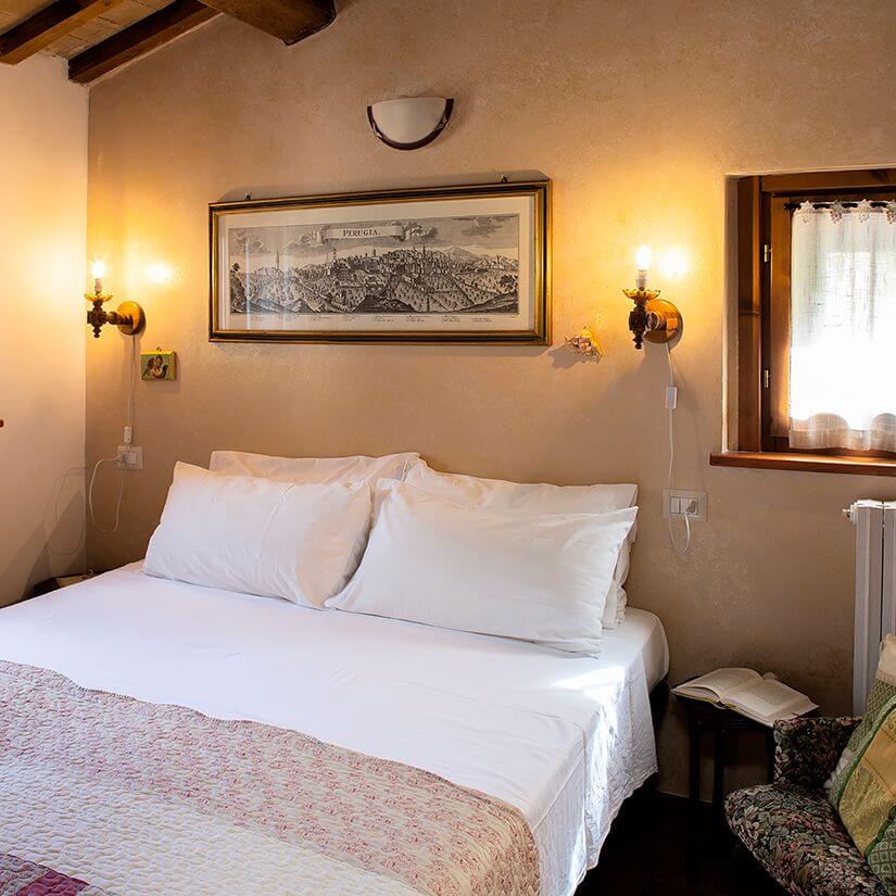 Appartamenti vacanze ampie camere con bagno Agriturismo Assisi